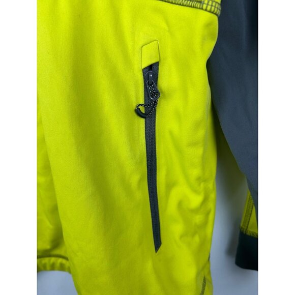 Salomon Advanced Skin Shield Men's XXL Yellow & Gray Full-Zip Jacket Reflective - Picture 9 of 16